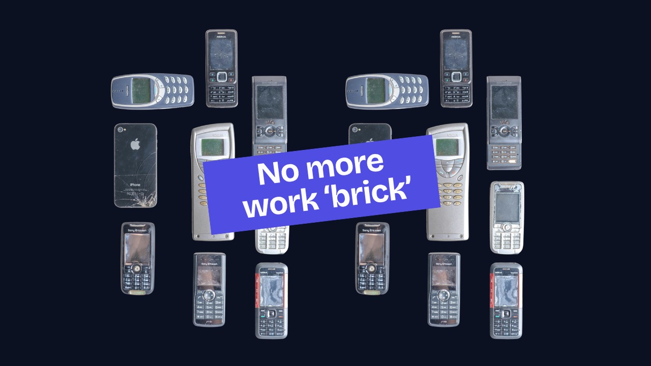 No more work 'brick' company phones